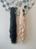 Wavy ponytails