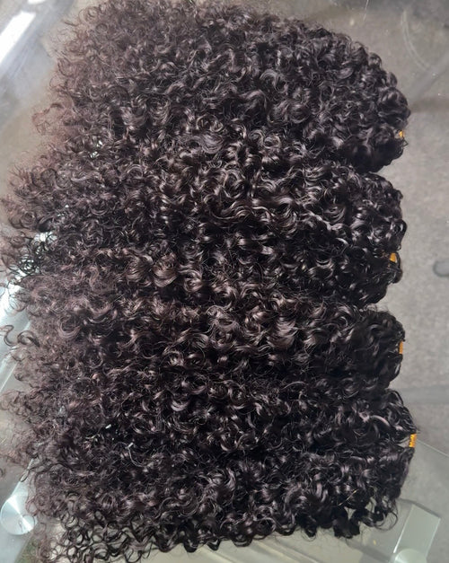 Burmese Curly Human Hair Crochet