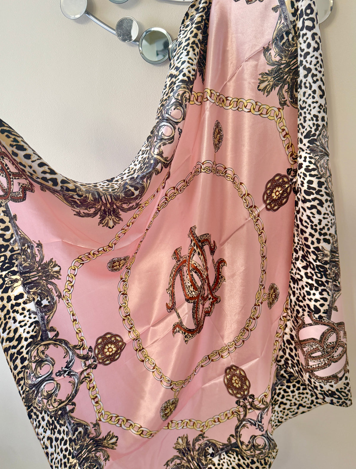 Large silky scarf
