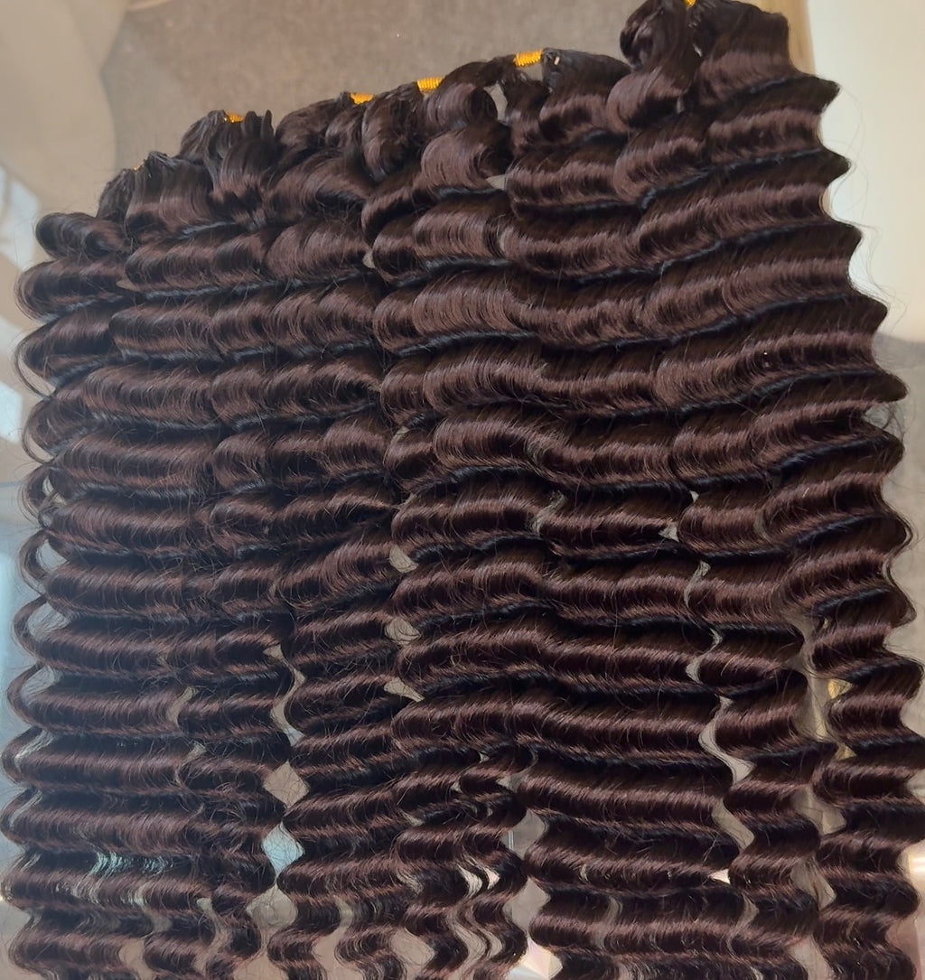Deep Wave Human Hair Crochet