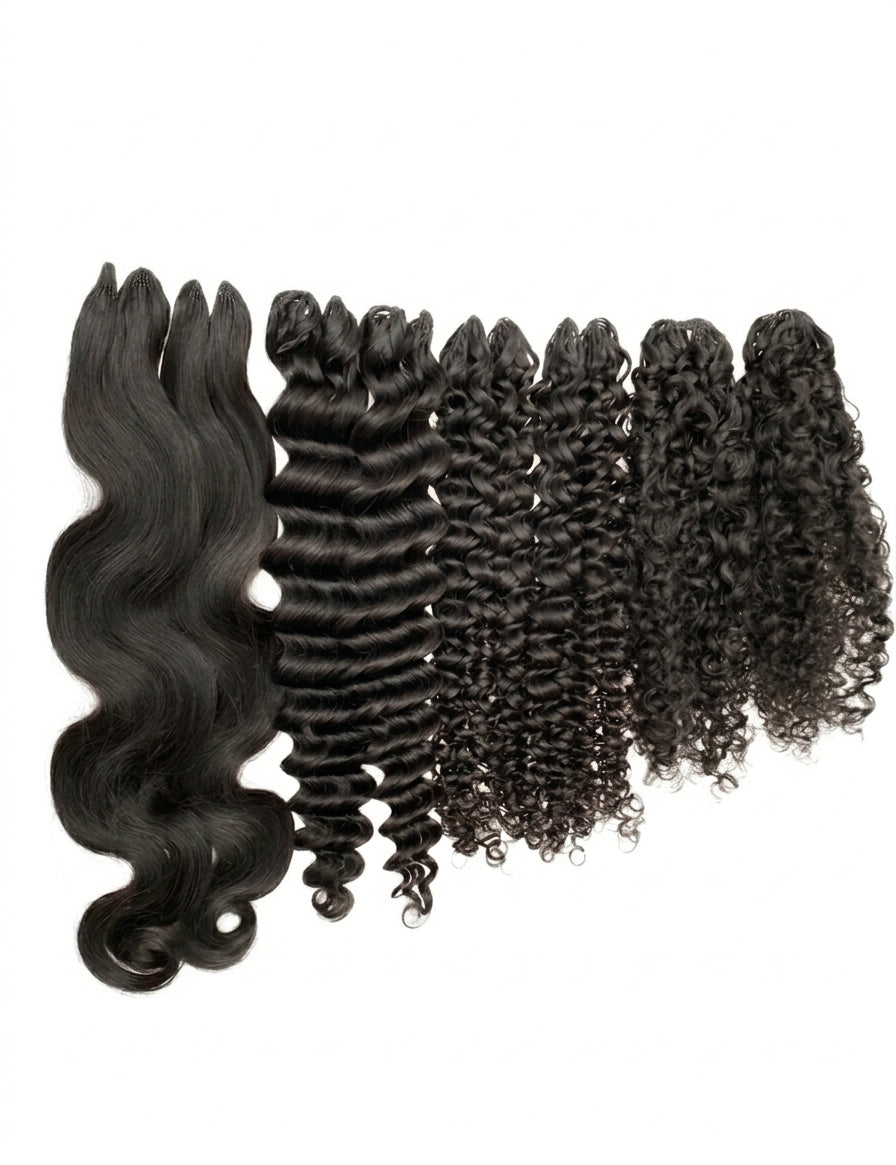 Burmese Curly Human Hair Crochet