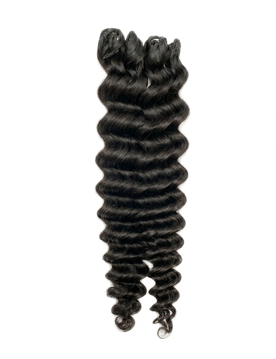 Deep Wave Human Hair Crochet