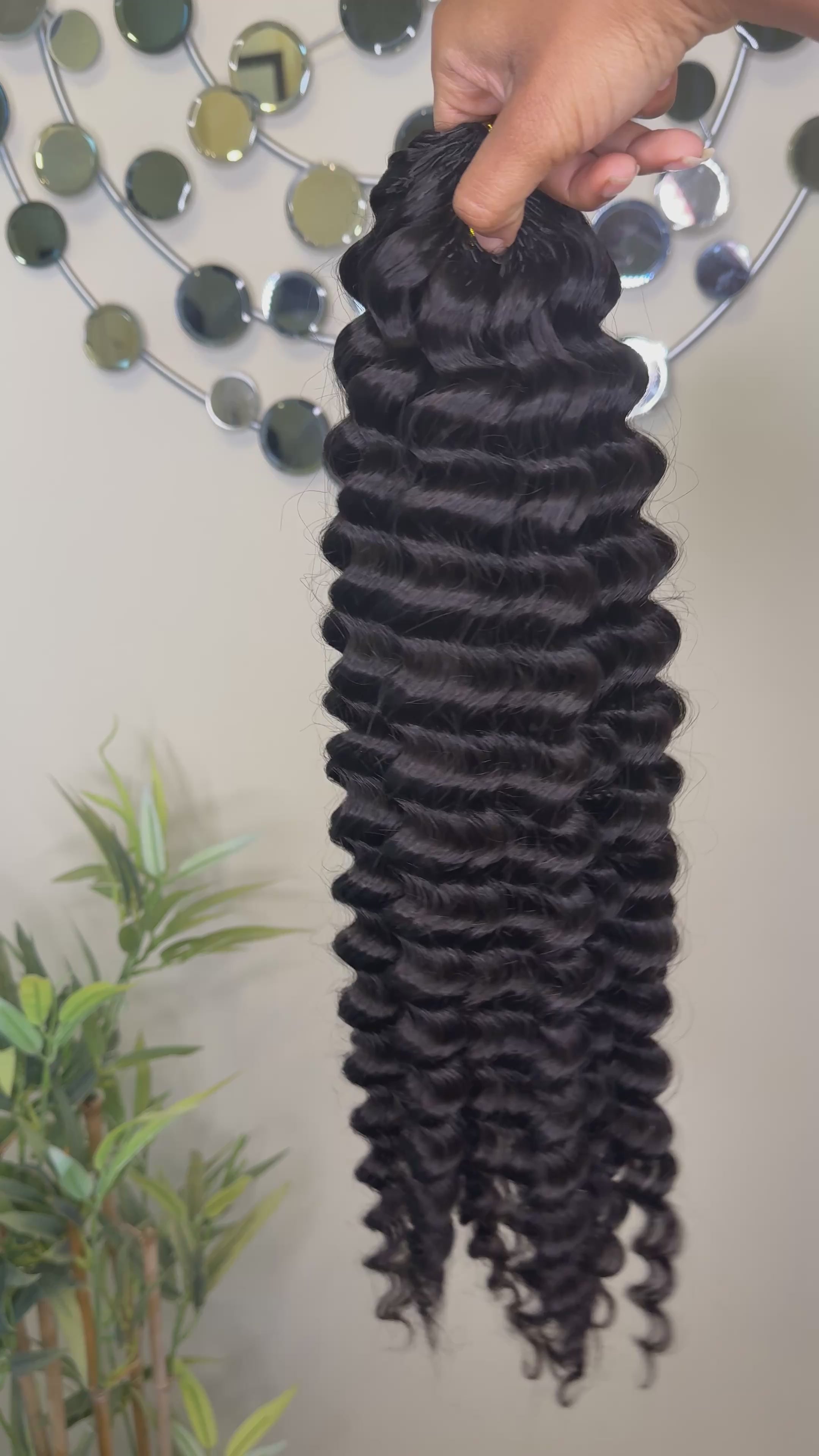 Deep Wave Human Hair Crochet