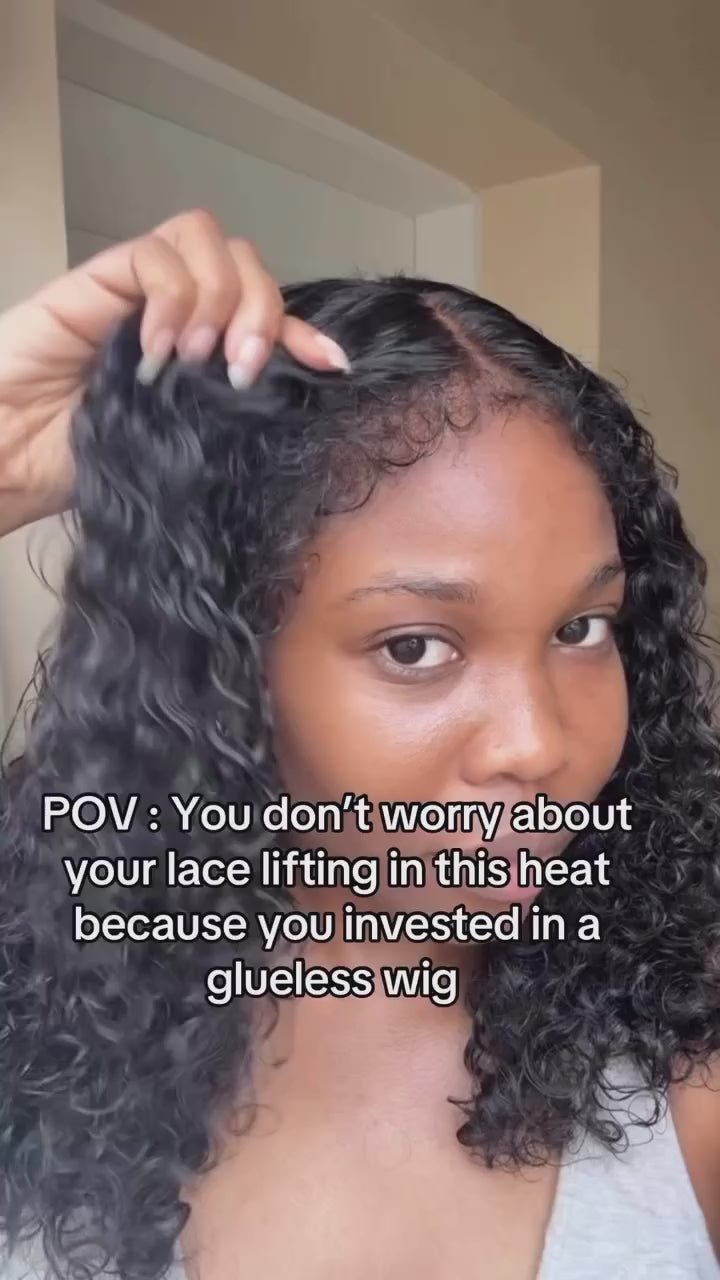 Ventilated edges 100% Virgin Human Hair curly unit